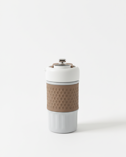 Stainless Steel Vacuum Coffee Mug, Leakproof Thermal Travel Mug, Hot & Cold Insulated Cup for Office & Travel